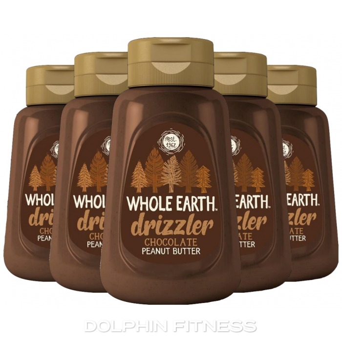 Whole Earth Chocolate Drizzler Peanut Butter 6 x 320g