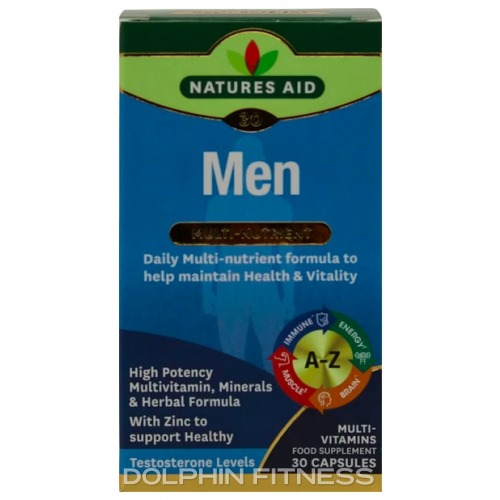 Natures Aid Men Health & Vitality 30 Capsules