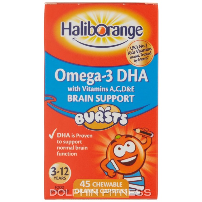 Haliborange Omega3 DHA Brain Support Bursts 45 Capsules