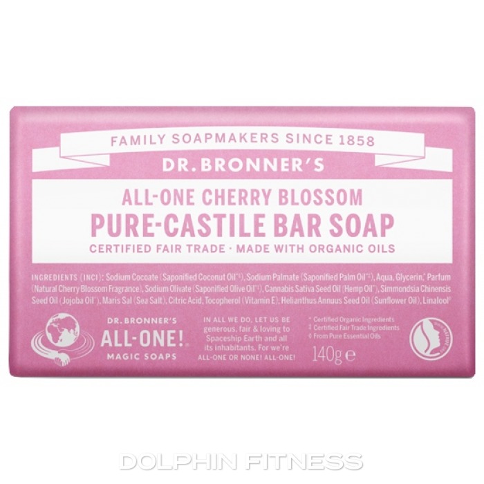 Dr. Bronner's AllOne Cherry Blossom PureCastile Bar Soap 1 x 140g