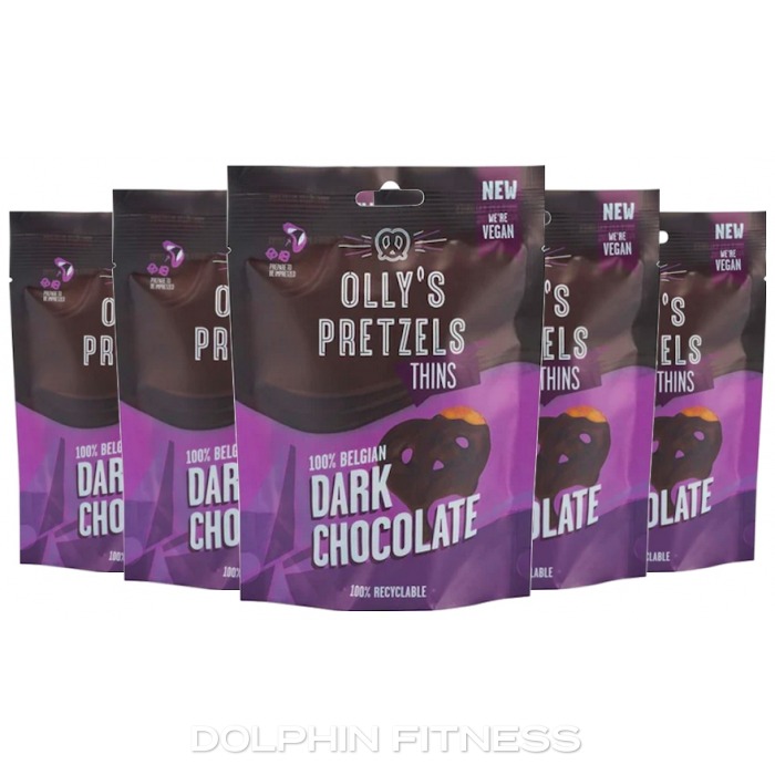Olly's Vegan Dark Chocolate Pretzel Thins 10 x 90g