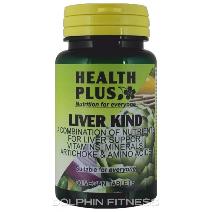 Health Plus Liver Kind 30 Vegan Tablets 7101