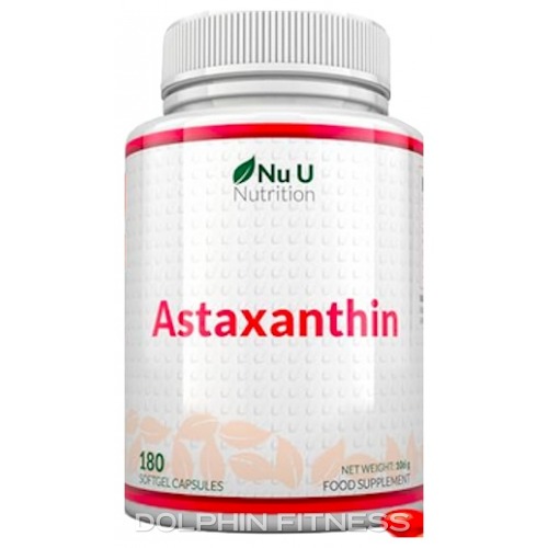Nu U Nutrition Natural Astaxanthin 12 mg 180 Softgel Capsules