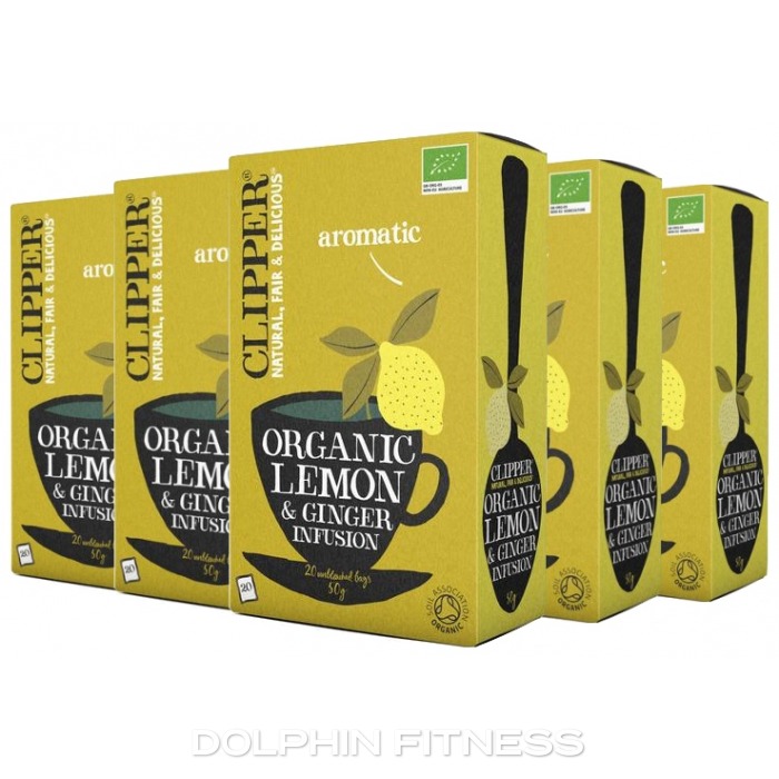 Clipper Organic Lemon And Ginger Infusion 6 X 20 Teabags 2047