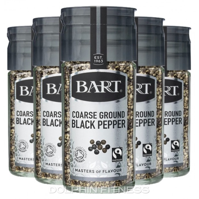 Bart Black Pepper Coarse Ground 6 x 38g