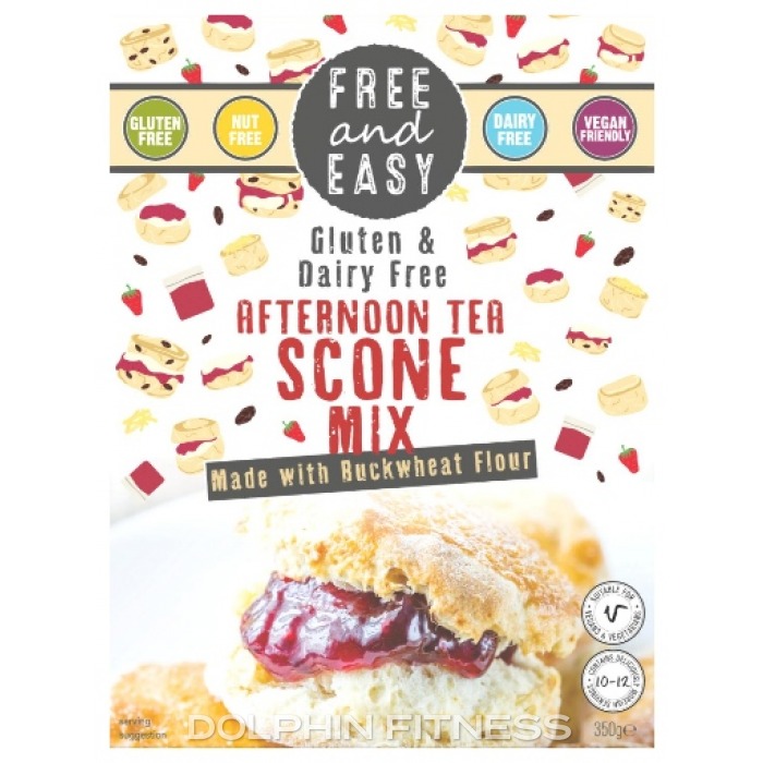 Free & Easy Afternoon Tea Scone Mix with Buckwheat Flour 1 x 350g