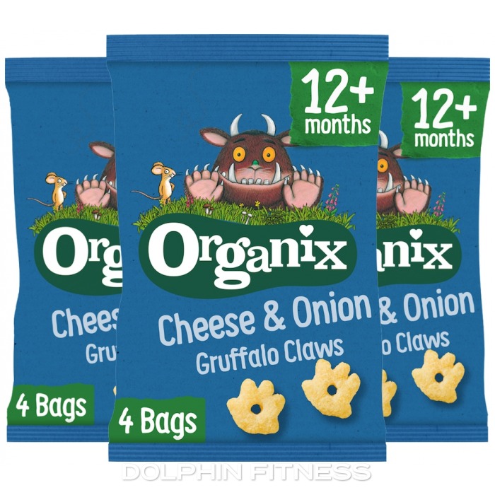 Organix Gruffalo Claws (3 x 4 x 15g) Cheese & Onion