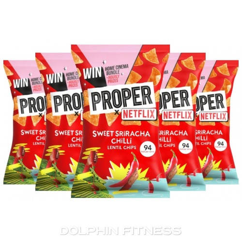 Proper Properchips Sweet Sriracha Chilli Lentil Chips 8 x 85g