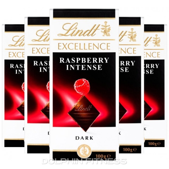 Lindt Excellence Dark Raspberry Intense Chocolate 20 X 100g 0408