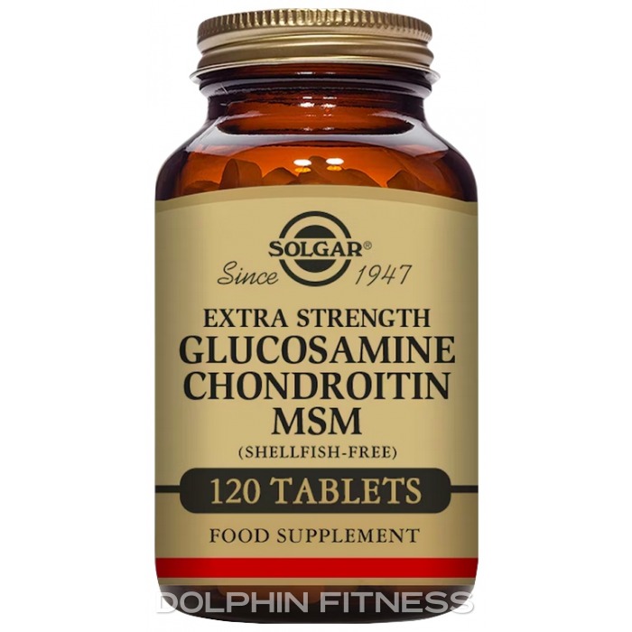 Solgar Extra Strength Glucosamine Chondroitin MSM 120 Tablets