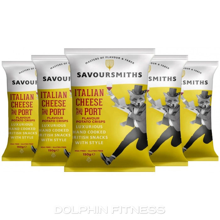 Savoursmiths Italian Cheese and Port Potato Crisps 12 x 150g