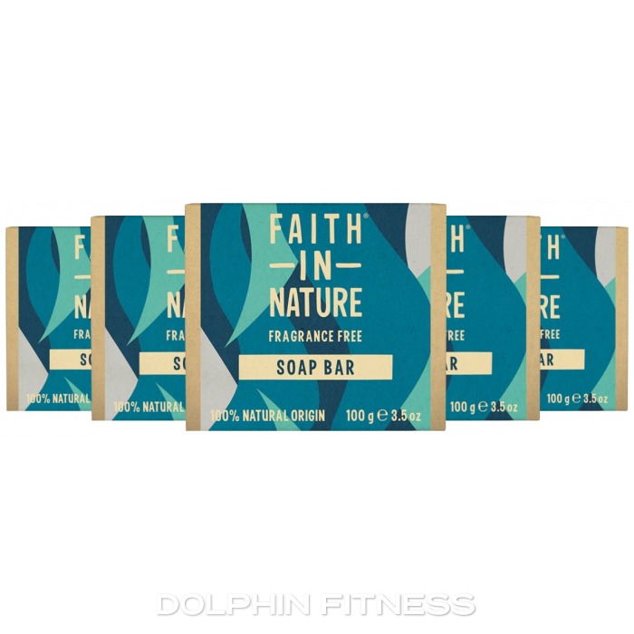 Faith in Nature Fragrance Free Hand Made Soap (6 x 100g)