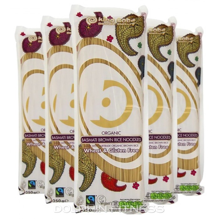 King Soba Basmati Brown Rice Noodles 12 x 250g