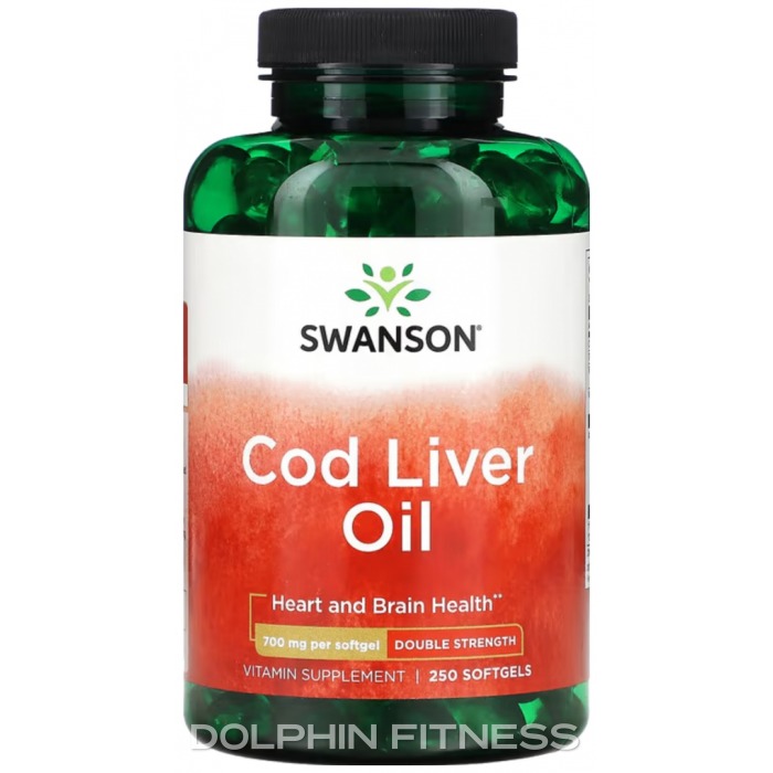 Swanson Cod Liver Oil 250 Softgels