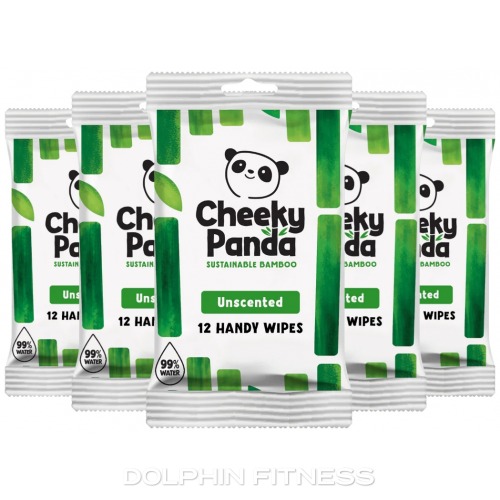 The Cheeky Panda Biodegradable Bamboo Handy Wipes 12 x 12 Wipes
