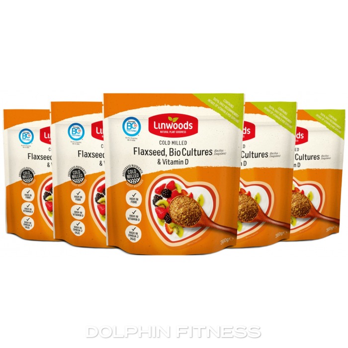 Linwoods Milled Flaxseed with Bio Cultures & Vitamin D 12 x 360g