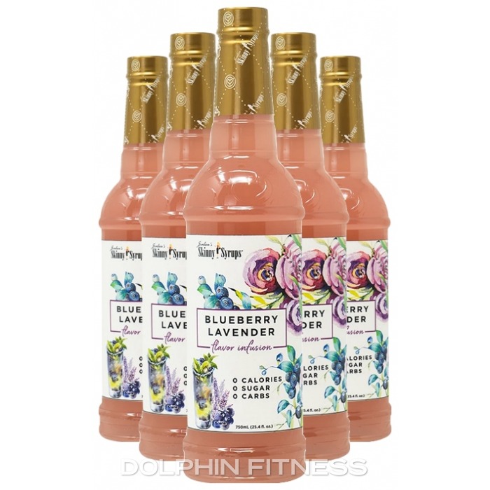 Jordan's Skinny Syrups Blueberry Lavender 6 x 750 ml