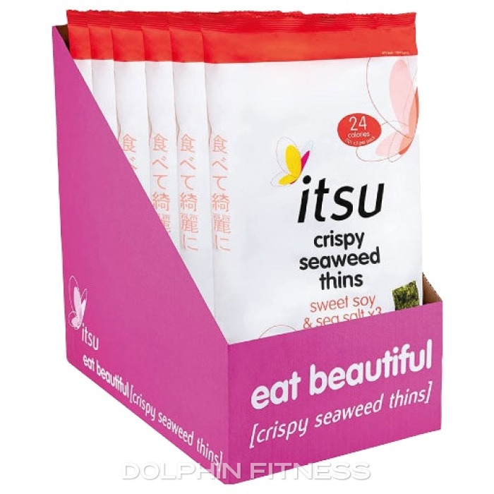 ITSU Sweet Soy & Sea Salt Crispy Seaweed Thins 18 x 5g
