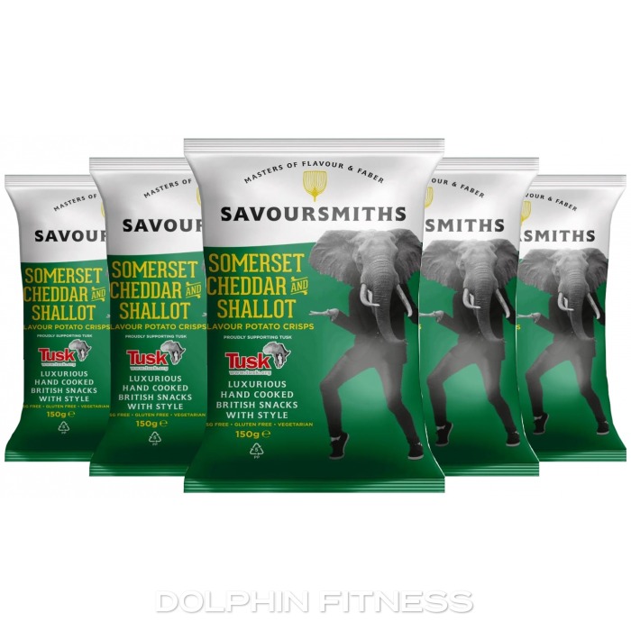 Savoursmiths Somerset Cheddar and Shallot Potato Crisps 12 x 150g