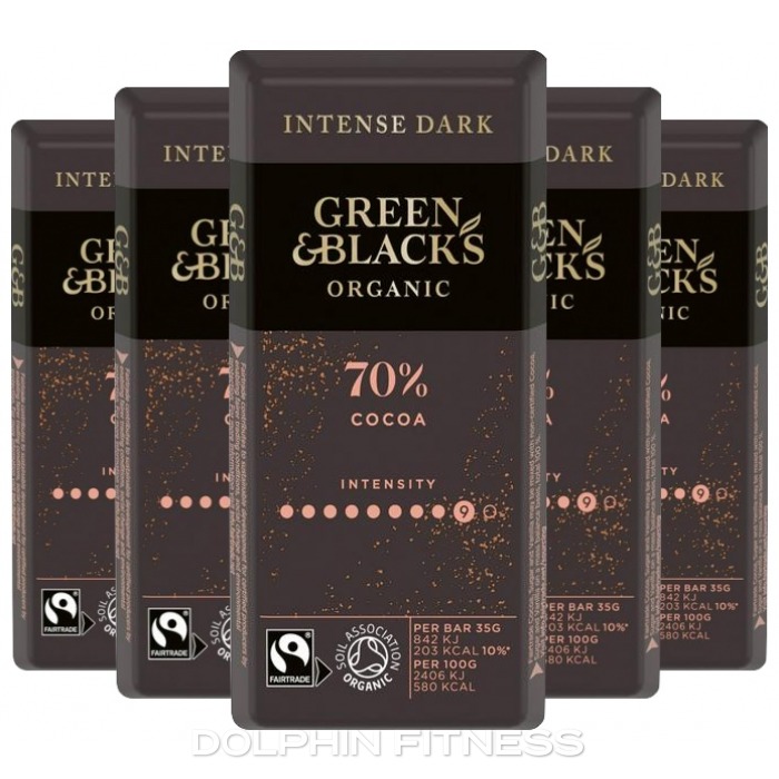 Green & Black's Organic Dark Chocolate Bar 30 X 35g