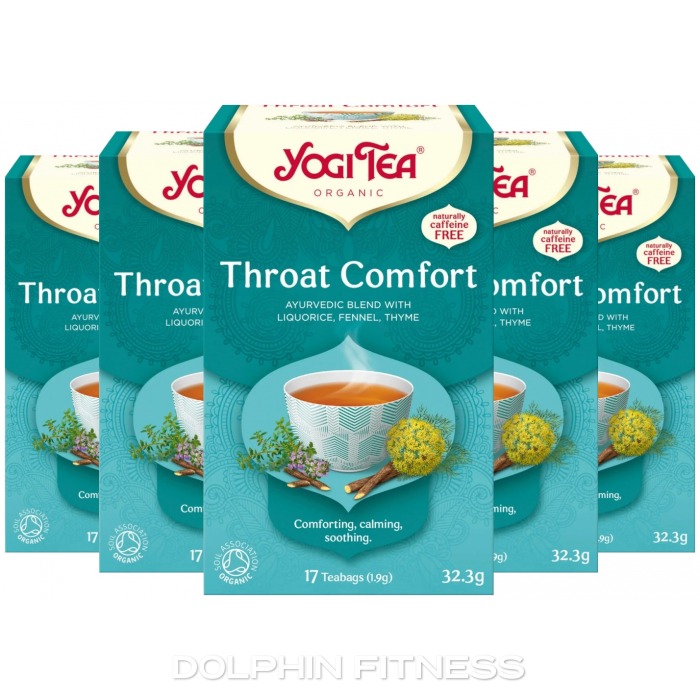 Yogi Throat Comfort Herbal Tea Caffeine Free Honey Lemon - View #11