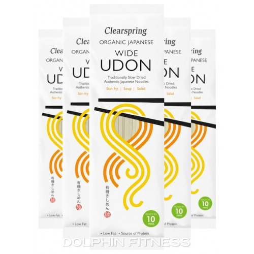 Clearspring Organic Japanese Wide Udon Noodles 12 X 200g