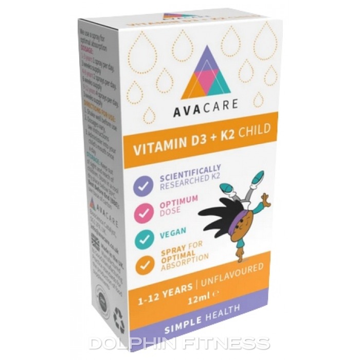 Avacare Vitamin D3+K2 Child 12 ml