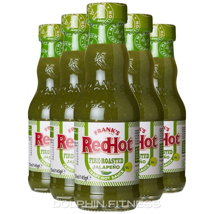 Frank's FireRoasted Jalapeno Craft Hot Sauce 6 x 145g