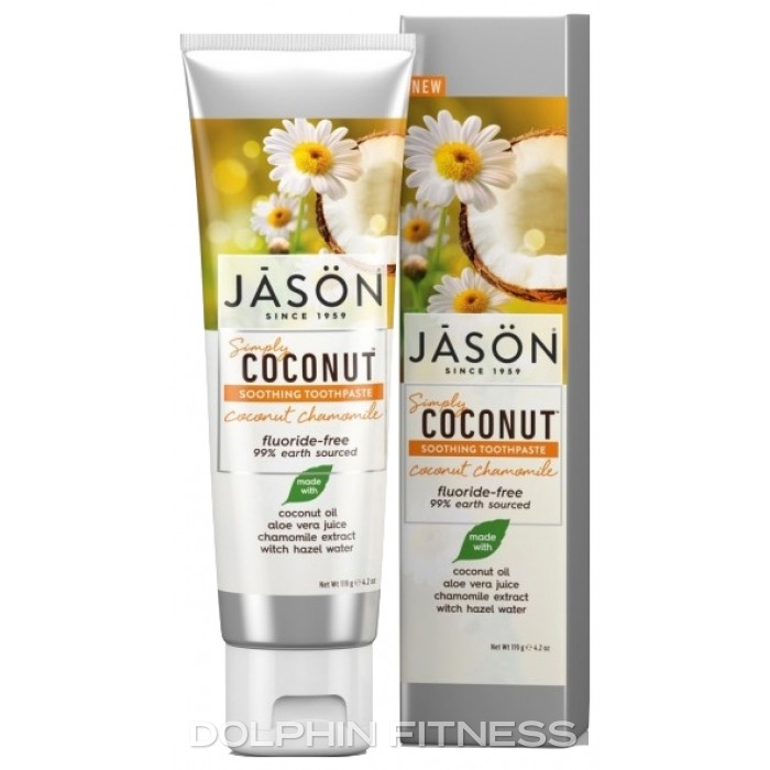Jason Simply Coconut Soothing Toothpaste Coconut Chamomile 119g