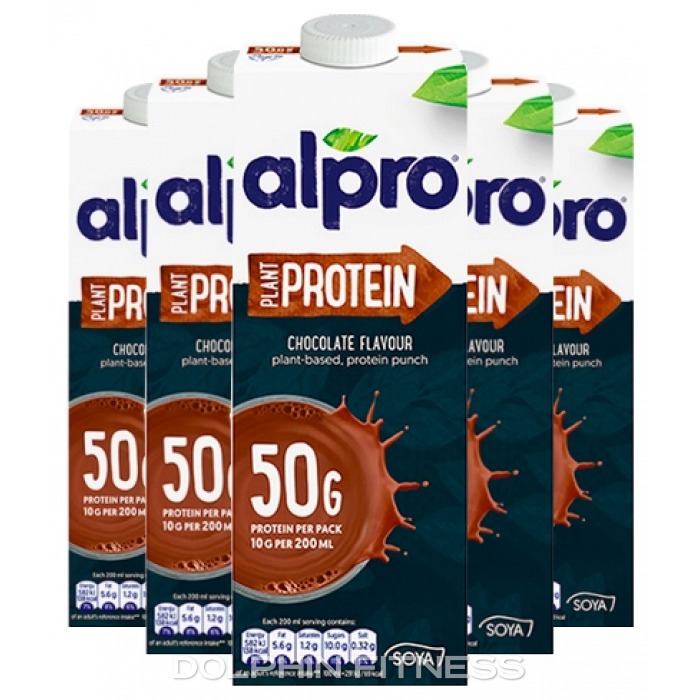 Alpro Soya Plant Protein Chocolate (8 x 1L)