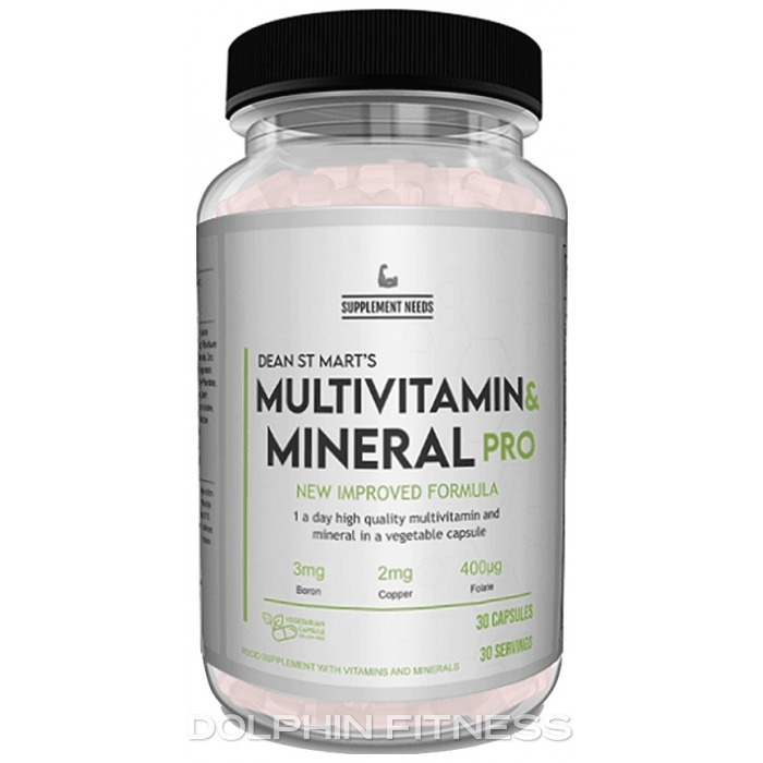 Supplement Needs Multivitamin & Mineral Pro 30 Capsules
