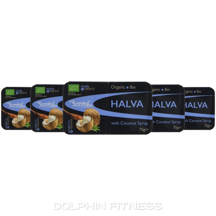 Sunita Organic Halva with Coconut Syrup 12 x 75g