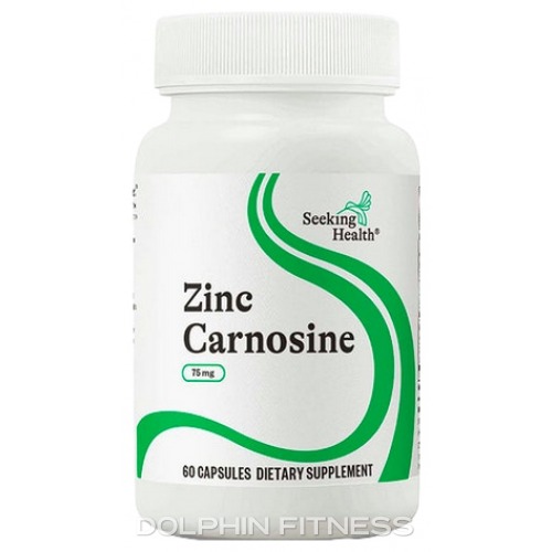 Seeking Health Zinc Carnosine 75mg 60 Vegetarian Capsules