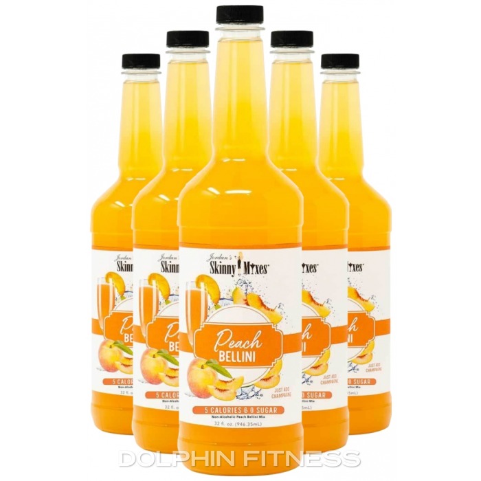 Jordan's Skinny Syrups Skinny Mixes Peach Bellini (6 x 946 ml)