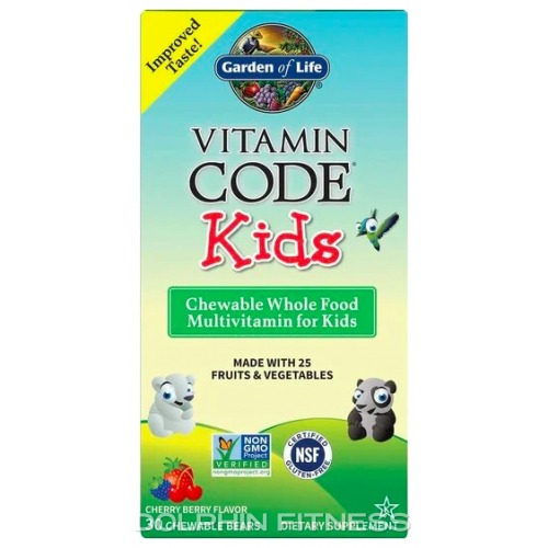 Garden of Life Vitamin Code Kids 30 Chewable Bears