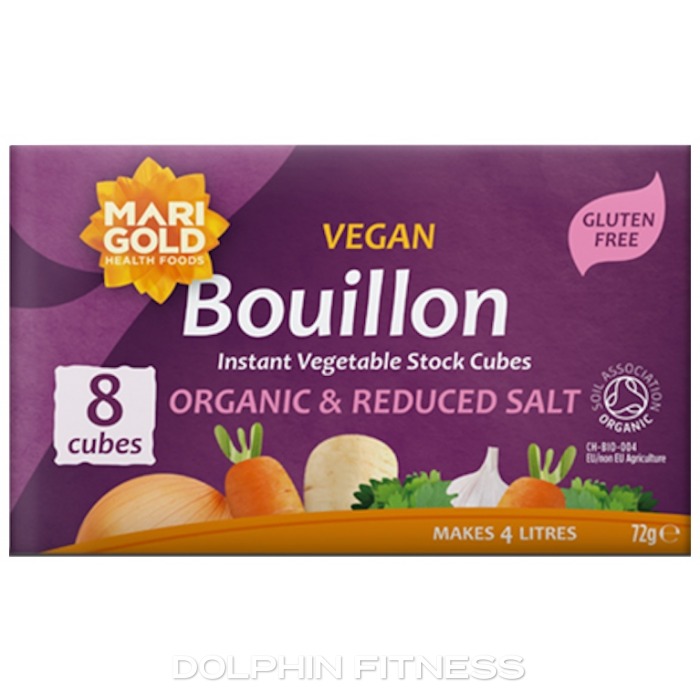 Marigold Reduced Salt Organic Bouillon Cubes 1 x 8 Cubes