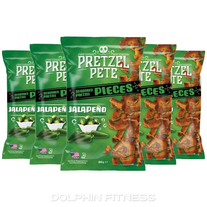 Pretzel Pieces Jalapeno (8 x 160g) Best Before 10Aug2023
