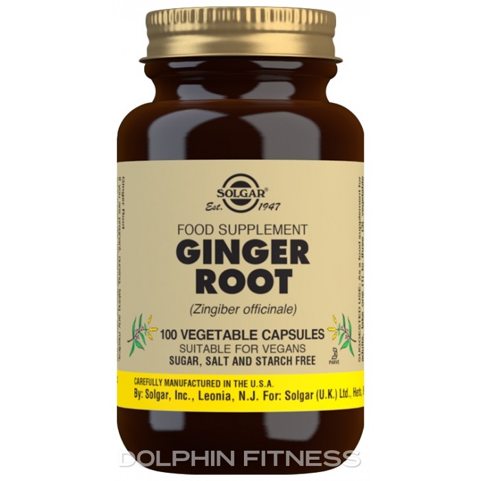 Solgar Ginger Root 100 Vegetable Capsules