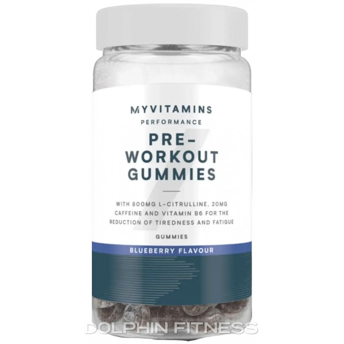 Myvitamins Pre Workout Gummies 60 Gummies