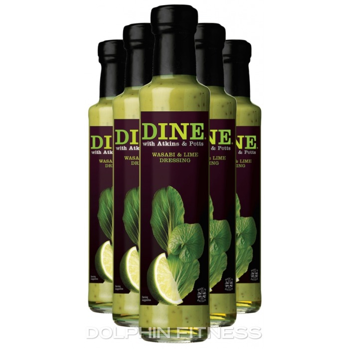 Dine with Atkins & Potts Wasabi & Lime Dressing 6 x 255g