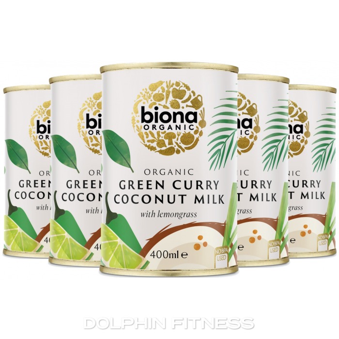 Biona Organic Green Curry Coconut Milk 6 X 400 Ml