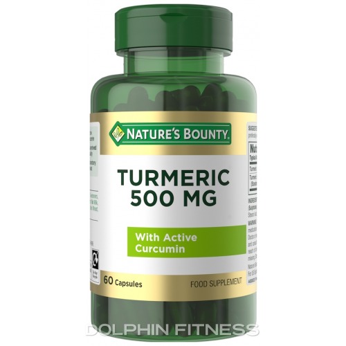 Nature's Bounty Turmeric 500 mg 60 Capsules