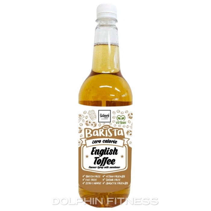 The Skinny Food Co Barista English Toffee Coffee Syrup 1 x 1L