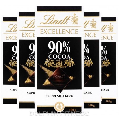 Lindt Excellence 90 Cocoa Supreme Dark Chocolate 20 x 100g
