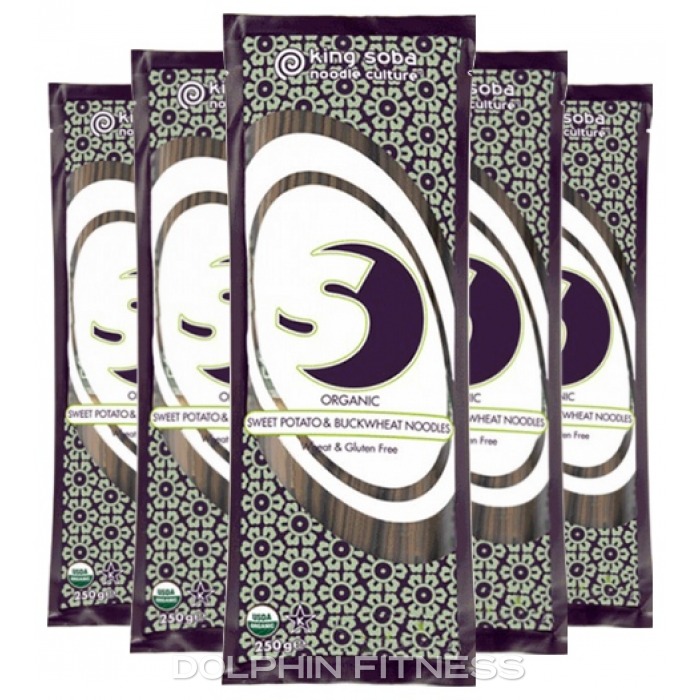 King Soba Organic Sweet Potato & Buckwheat Noodles 12 x 250g