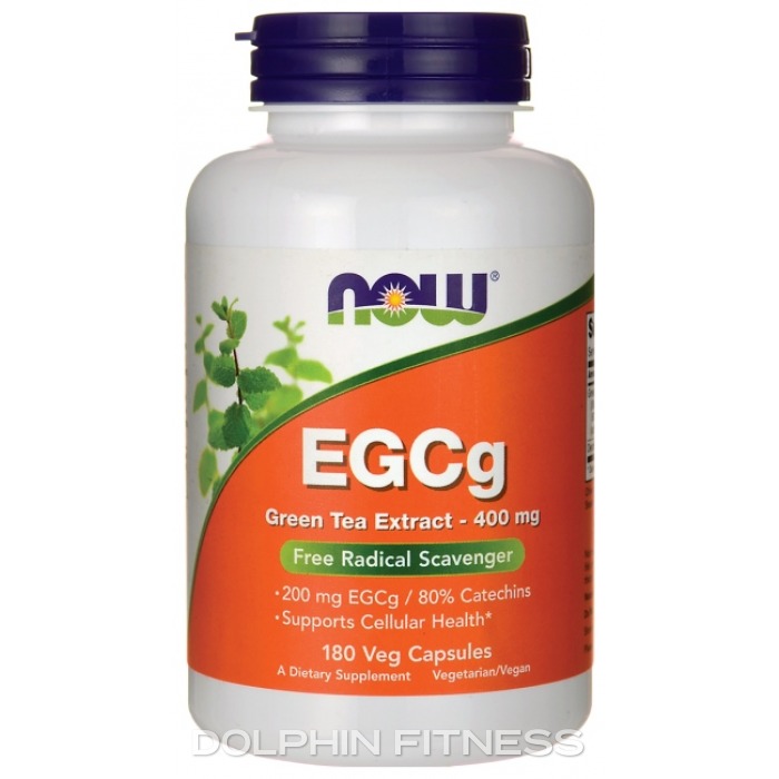 NOW EGCg Green Tea Extract 400 mg (180 Veg Capsules)