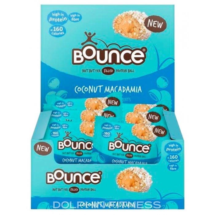 Bounce Filled Coconut & Macadamia Protein Ball (12 x 35g)