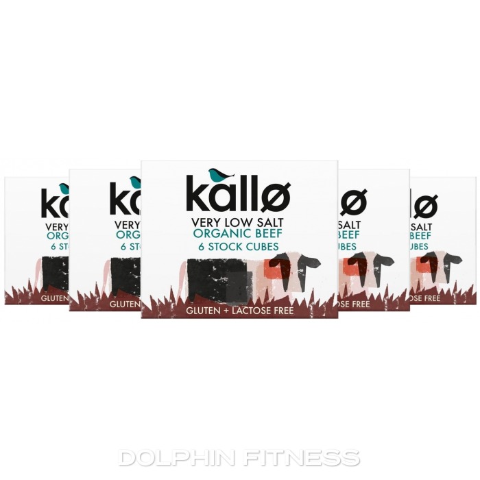 Kallo Organic Beef Very Low Salt Stock Cube 15 x 6 Cubes