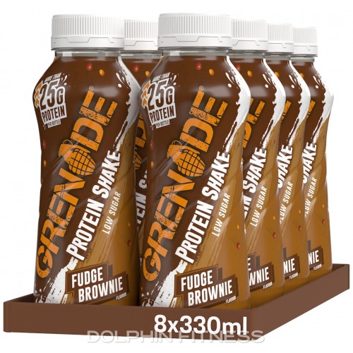 Grenade High Protein Shake (8 x 330 ml) Fudge Brownie