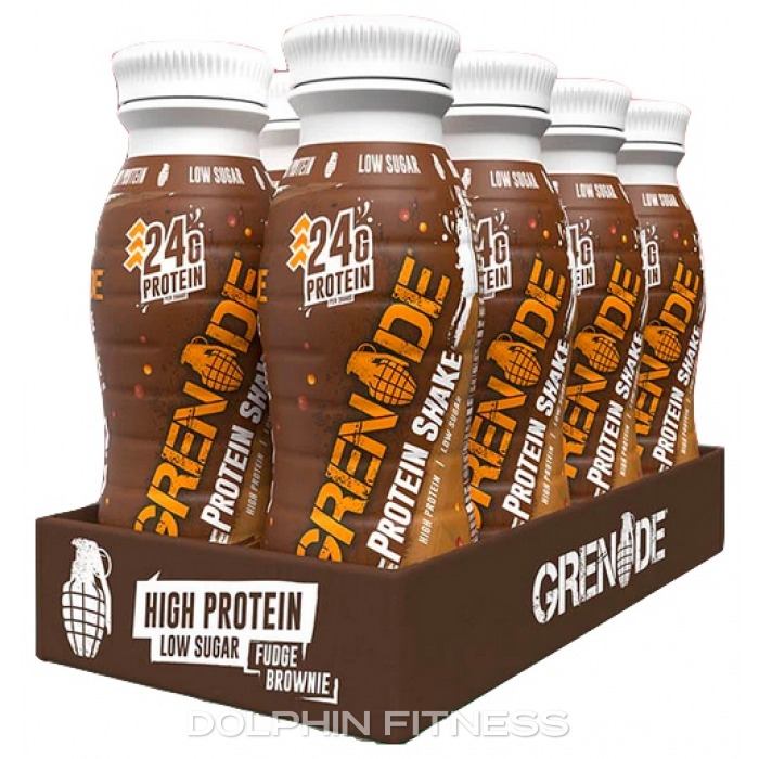 Grenade High Protein Shake (6 x 500 ml) Fudge Brownie